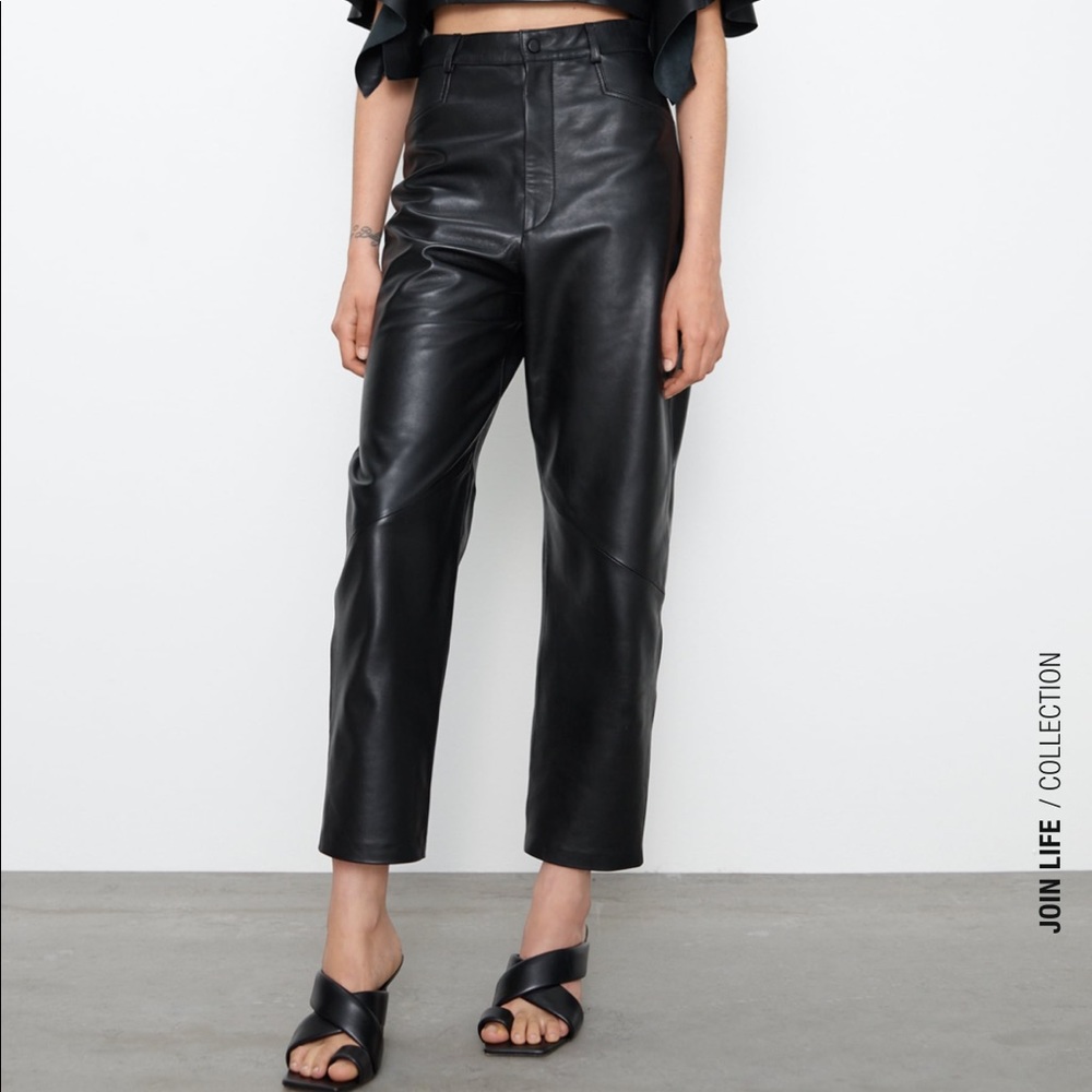 Zara Leather Pants
